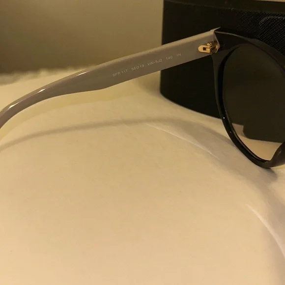 Prada Dark Purple Sunglasses for Women SPR11T - Picture 9 of 15